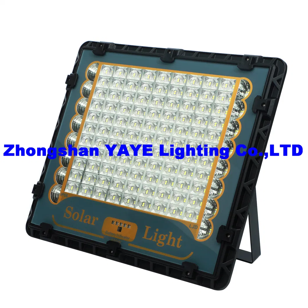 Yaye CE Mafucaturer Factory Price Outdoor Waterproof 300W Solar LED Flood Tunnel Light 1000PCS Stock/ 3 Years Warranty/Available Watts: 60W/100W/200W/300W/800W