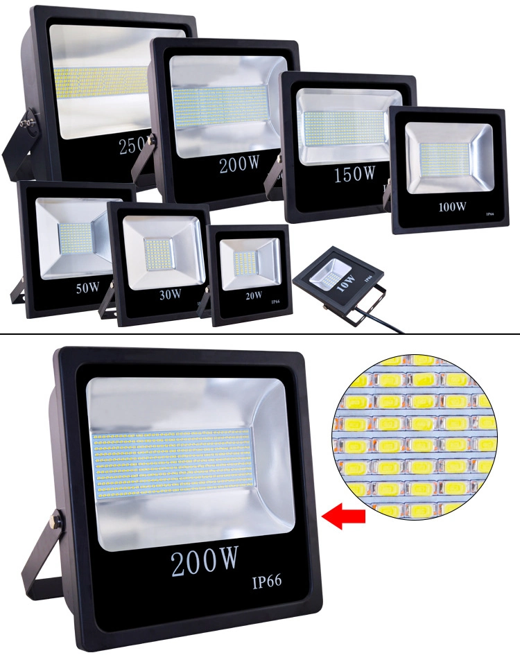 Outdoor Security 50W 100W 150W 250W Waterproof Super Bright Lighting Tennis Court Garden Light Outdoor LED Floodlight