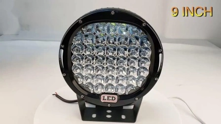 슬림 LED 바 40W 185W 9인치 12V 24V 스팟 투광 LED 작업등