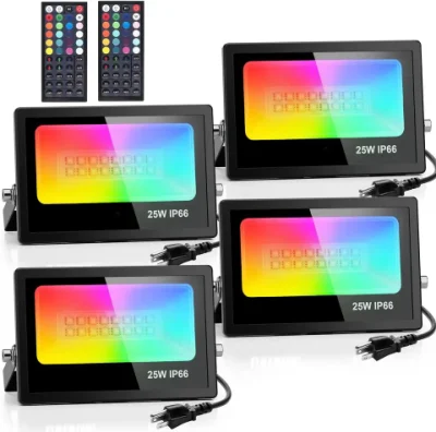 무선 제어 RGB 색상 변경 투광램프 스마트 WiFi LED 투광 조명